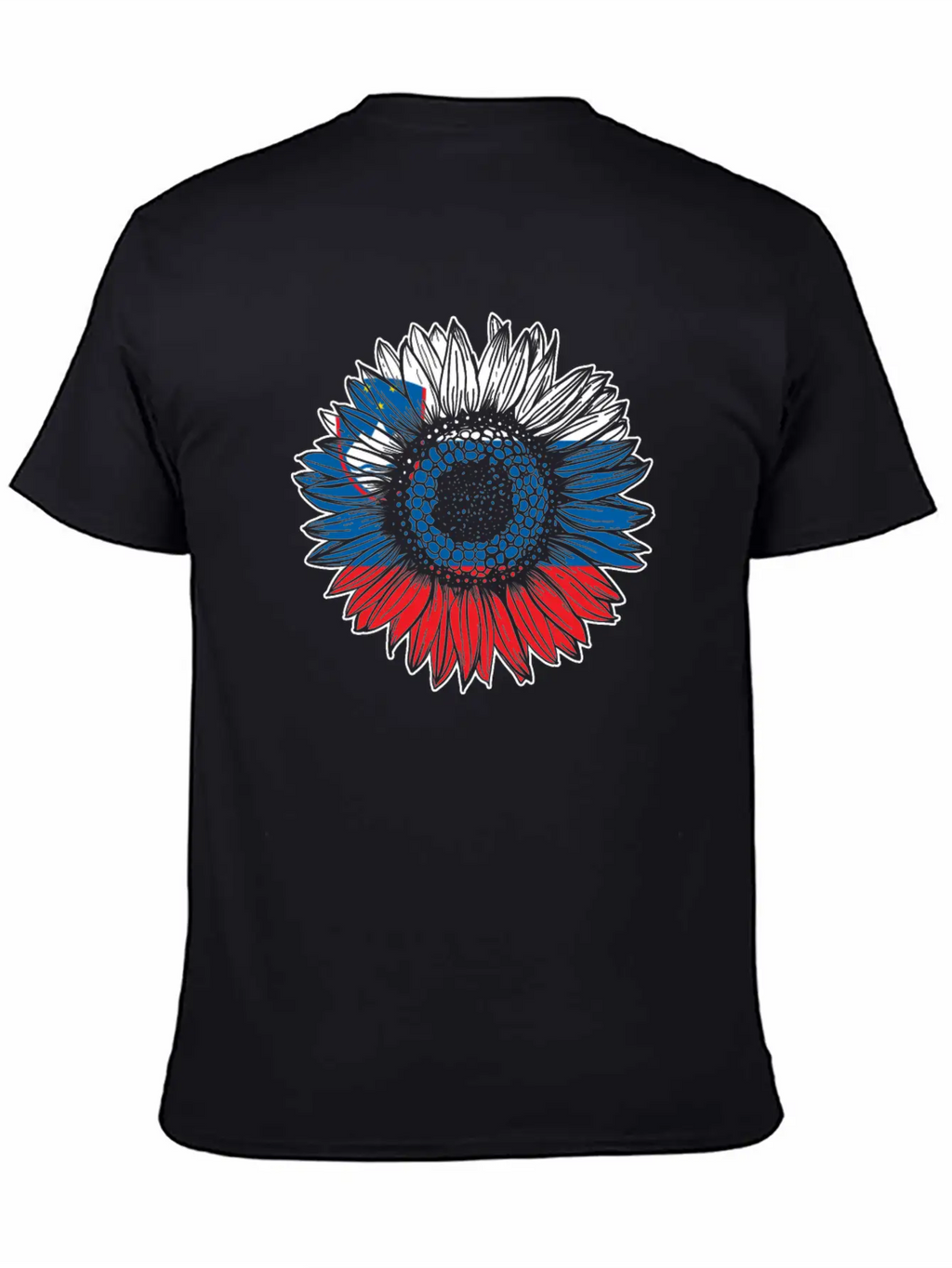 Slovenia Flag Sunflower Classic Cotton Tee – Unisex Comfort For Any Season