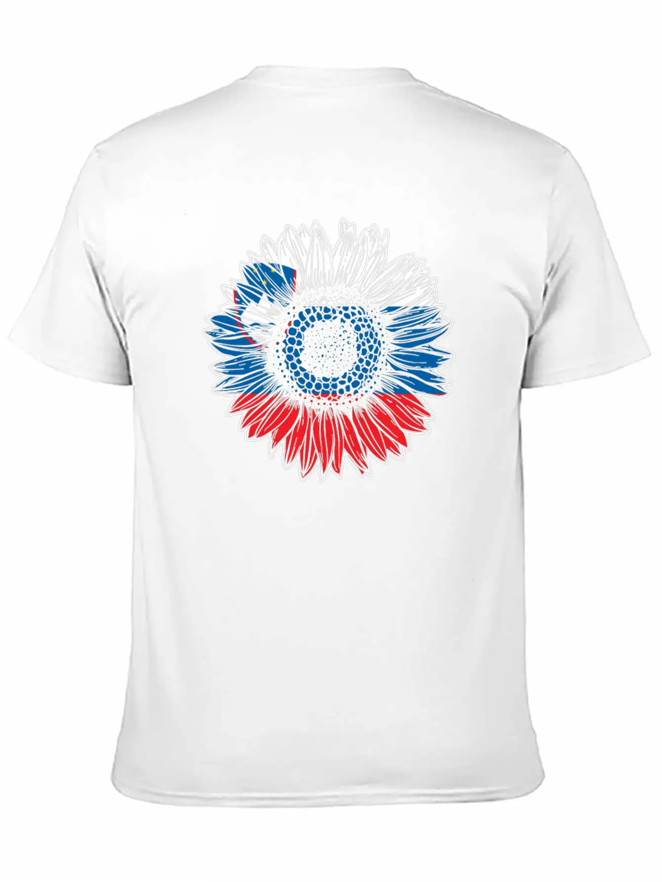Slovenia Flag Sunflower Classic Cotton Tee – Unisex Comfort For Any Season