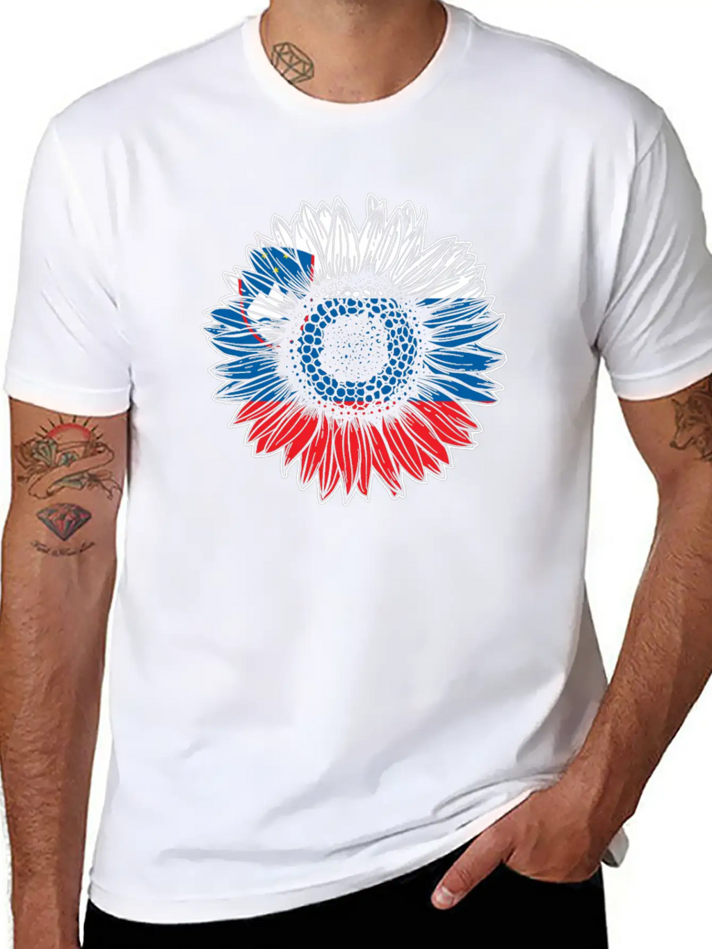 Slovenia Flag Sunflower Classic Cotton Tee – Unisex Comfort For Any Season