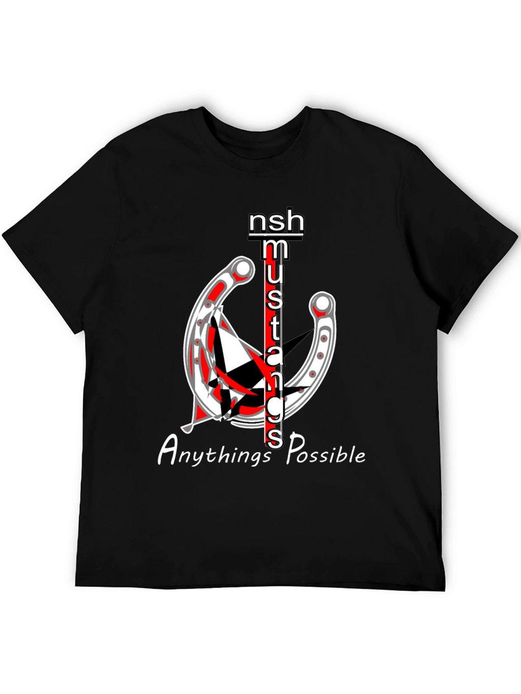 NSH Mustangs Anythings Possible Graphic Tee