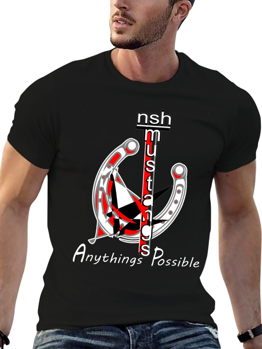 NSH Mustangs Anythings Possible Graphic Tee