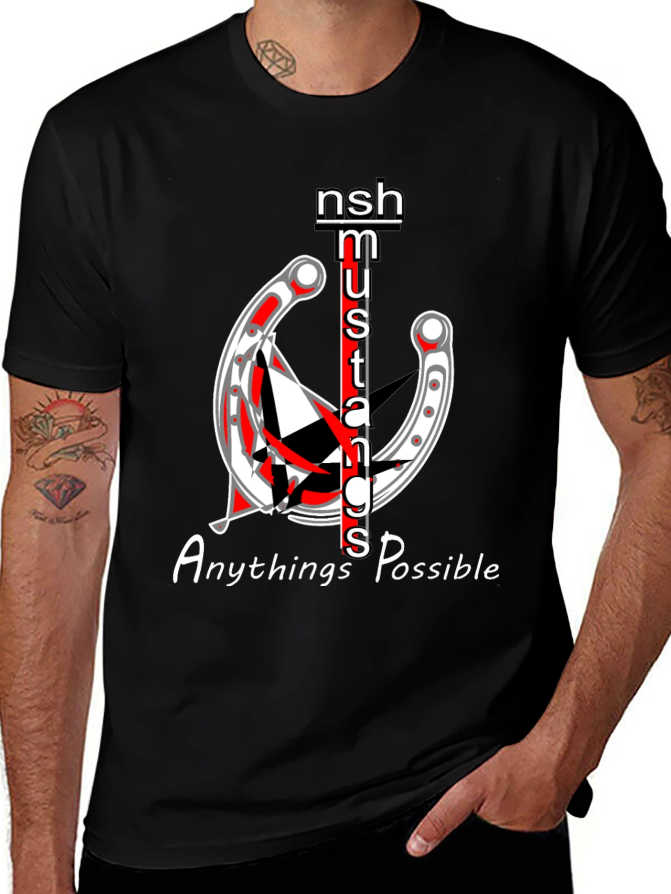 NSH Mustangs Anythings Possible Graphic Tee