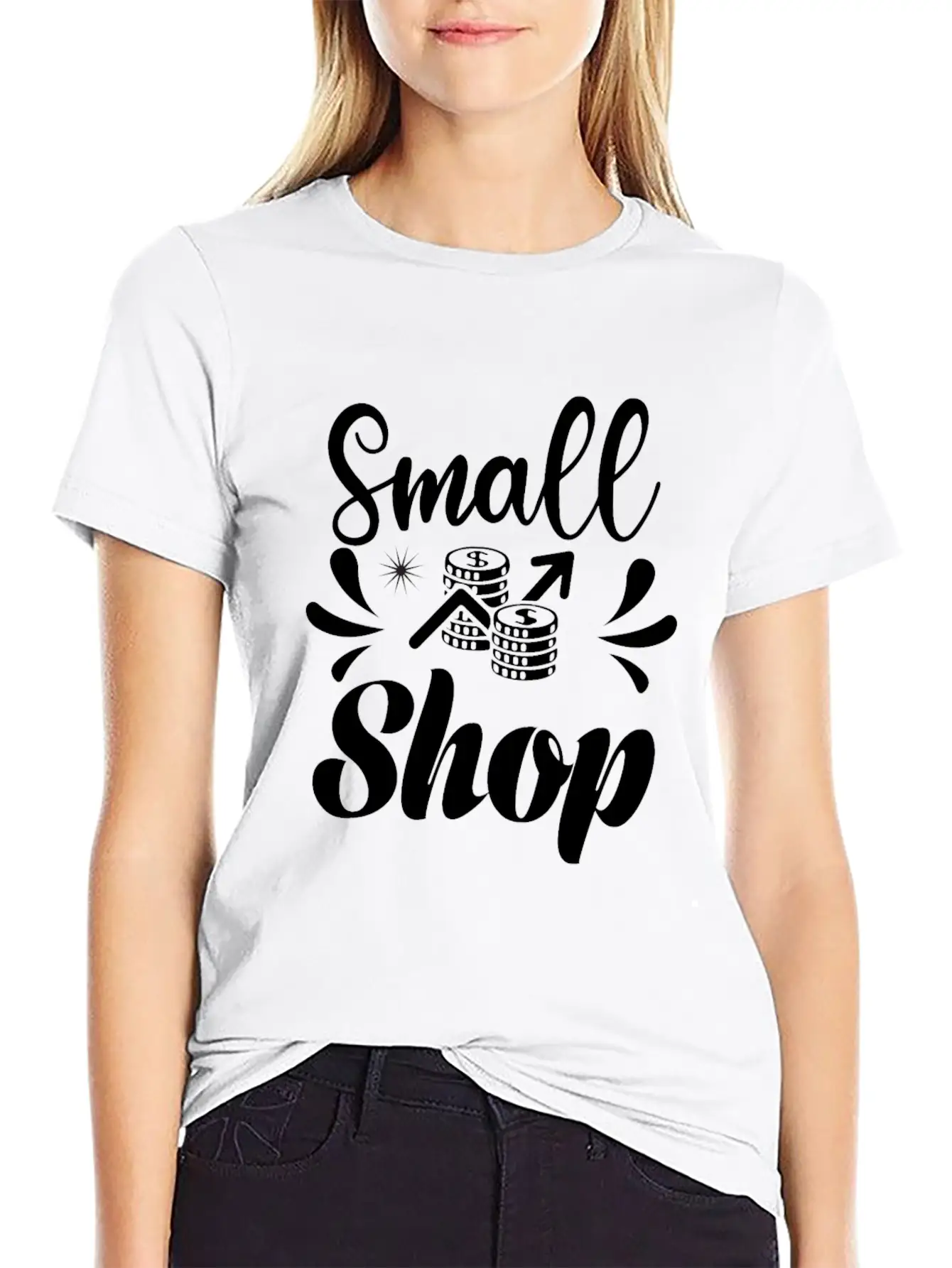 Small Shop Relaxed Everyday Tee – Lightweight And Durable Cotton