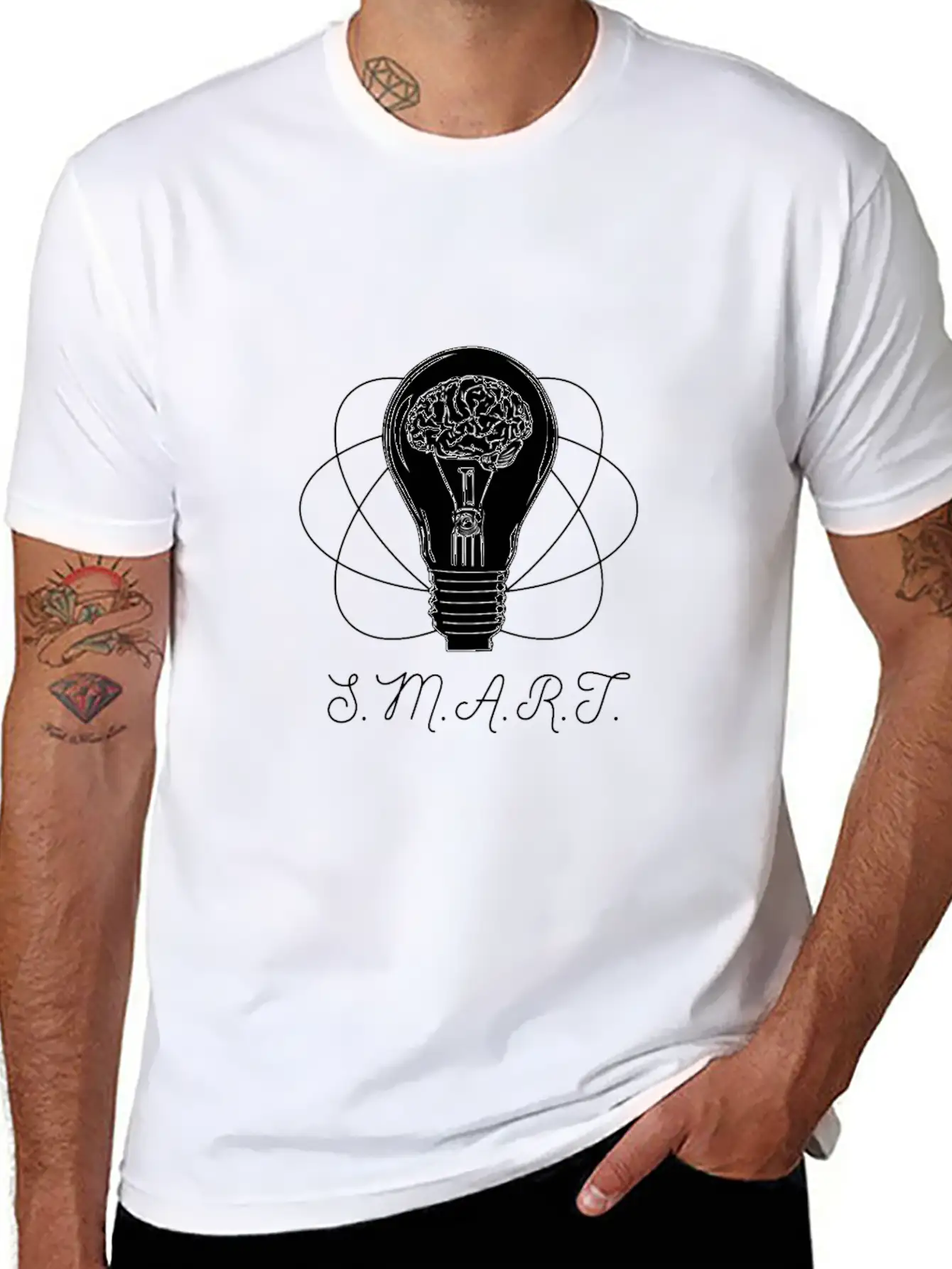 SMART Geek Math Physics University Unisex Casual T-Shirt – Clean Design For Daily Comfort
