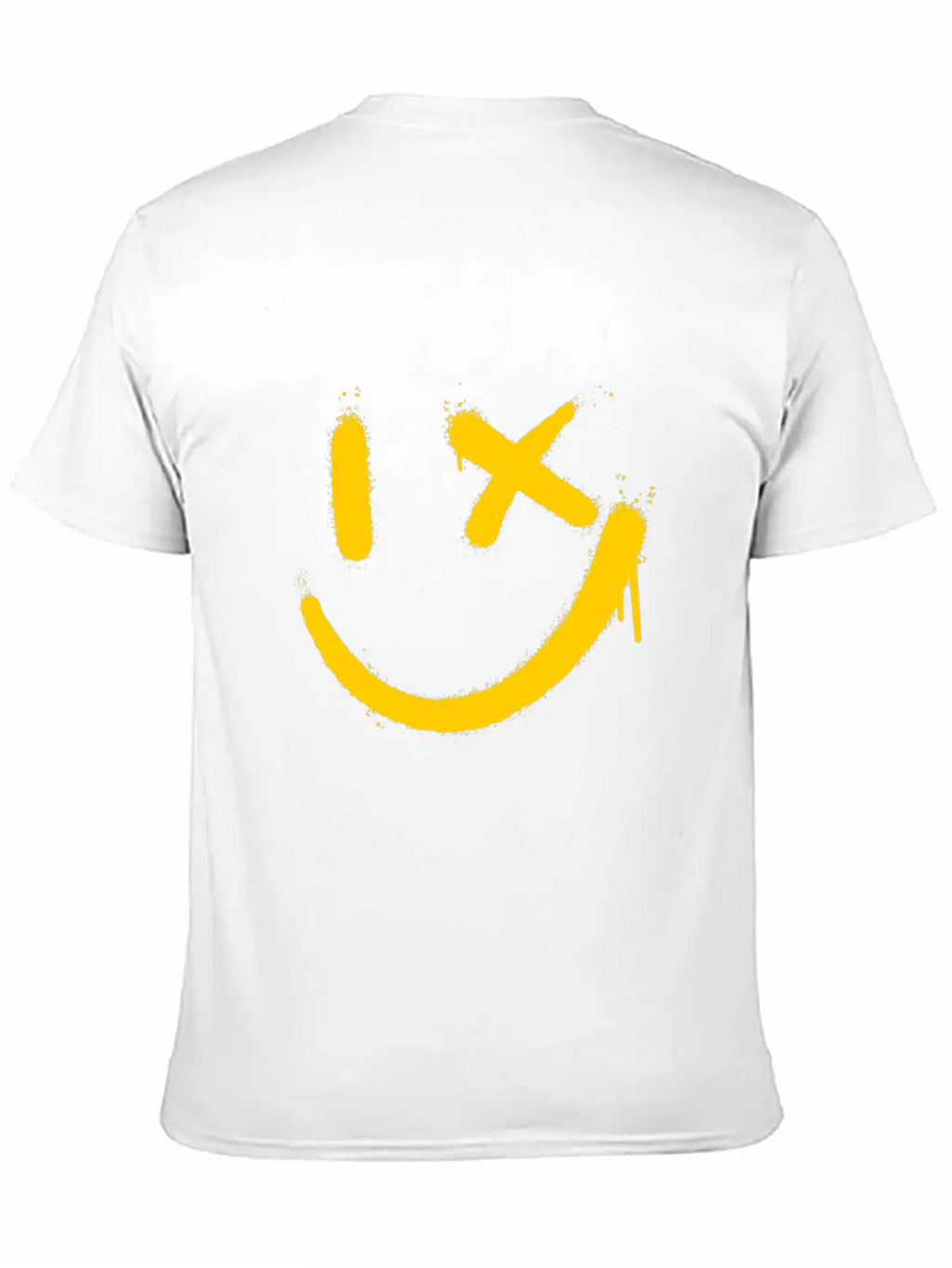 Smile Graffitti Smile Face Street Art Breathable Soft Cotton T-Shirt – Timeless Casual Look