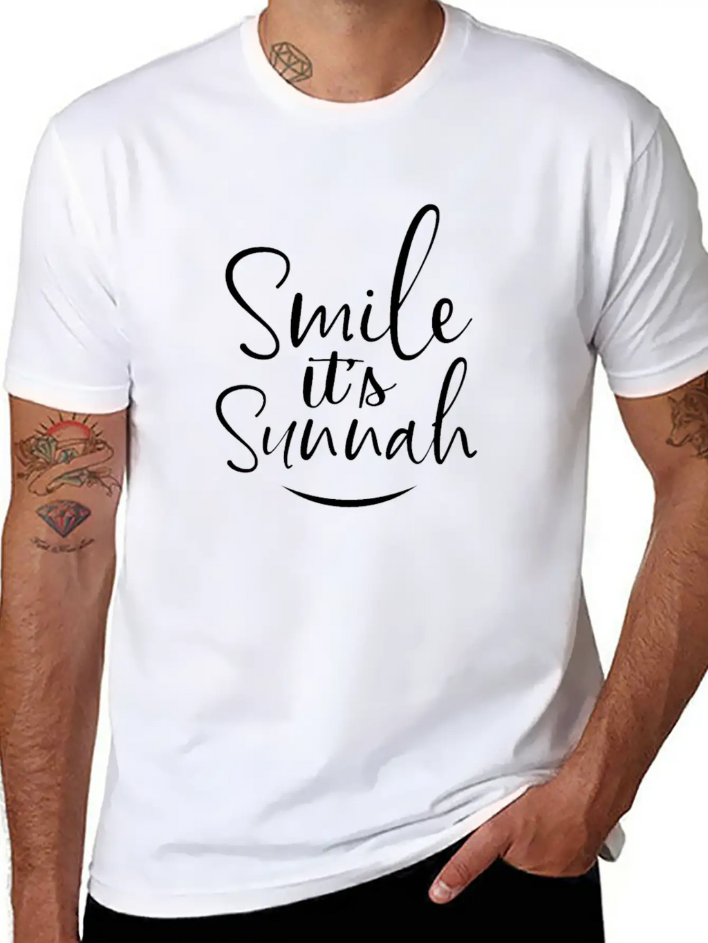 Smile Its Sunnah Classic Cotton Tee – Unisex Comfort For Any Season
