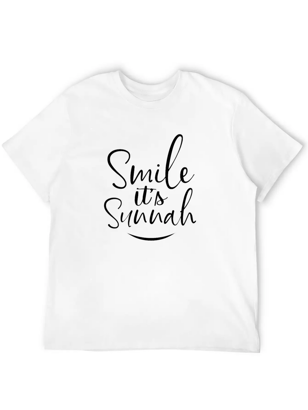 Smile Its Sunnah Classic Cotton Tee – Unisex Comfort For Any Season