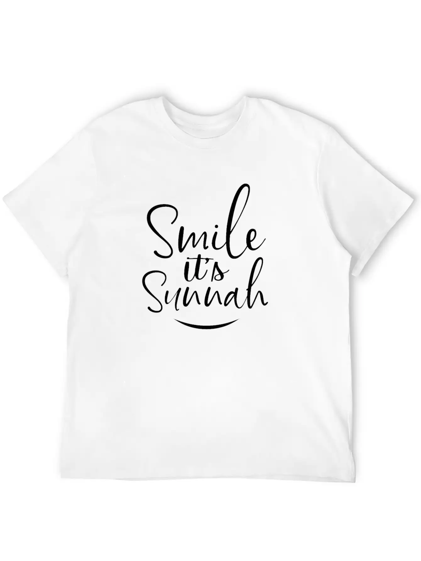 Smile Its Sunnah Classic Cotton Tee – Unisex Comfort For Any Season