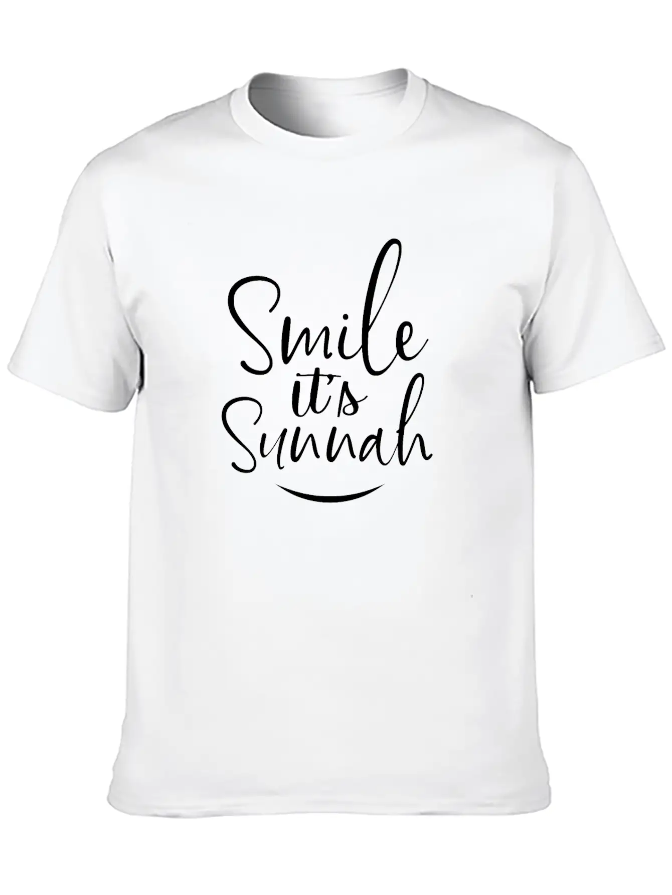 Smile Its Sunnah Classic Cotton Tee – Unisex Comfort For Any Season