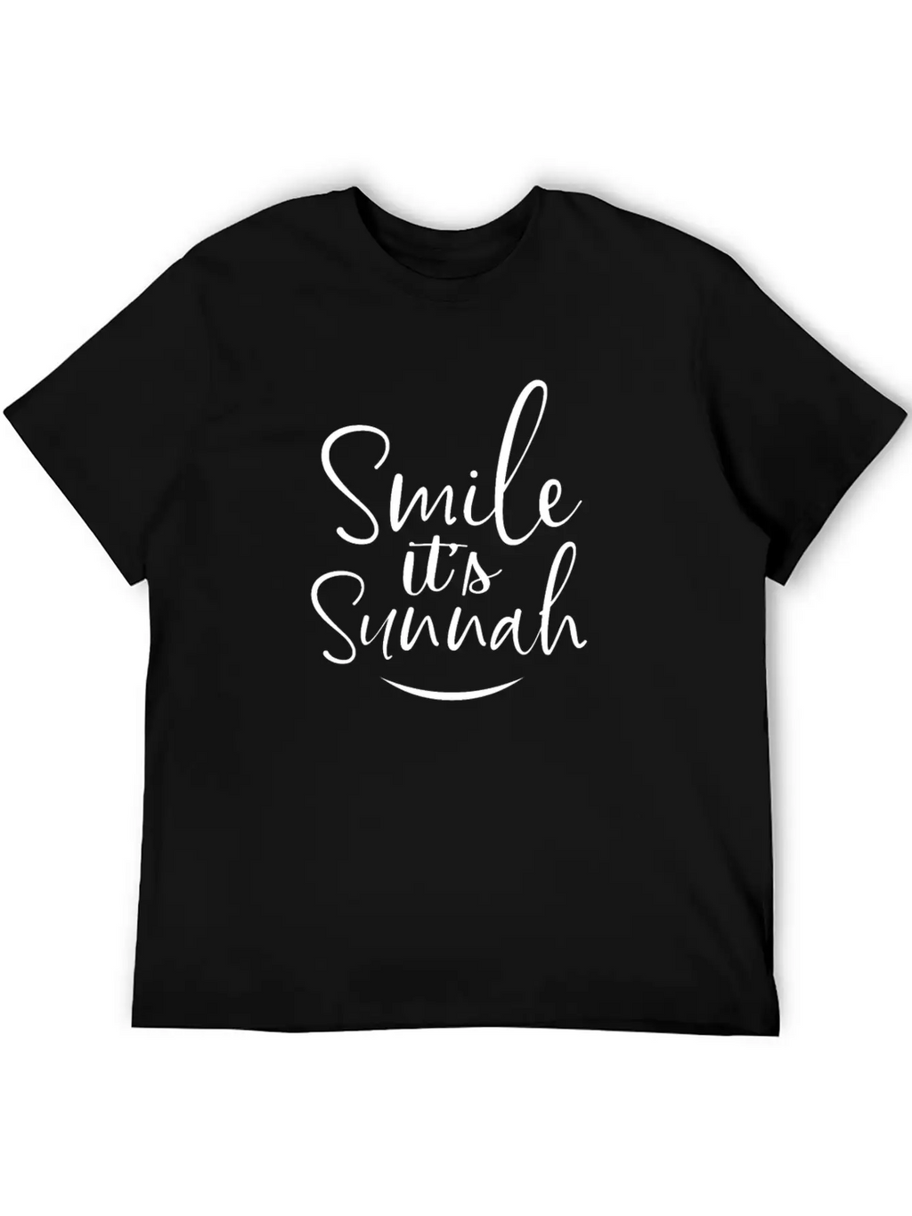 Smile Its Sunnah Classic Cotton Tee – Unisex Comfort For Any Season