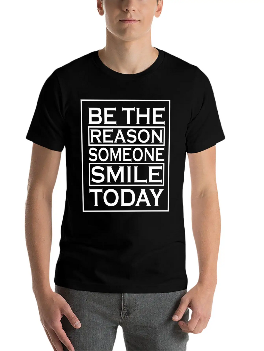 Smile Quote | Smile Related | Typography Breathable Graphic T-Shirt – Perfect For Casual Days