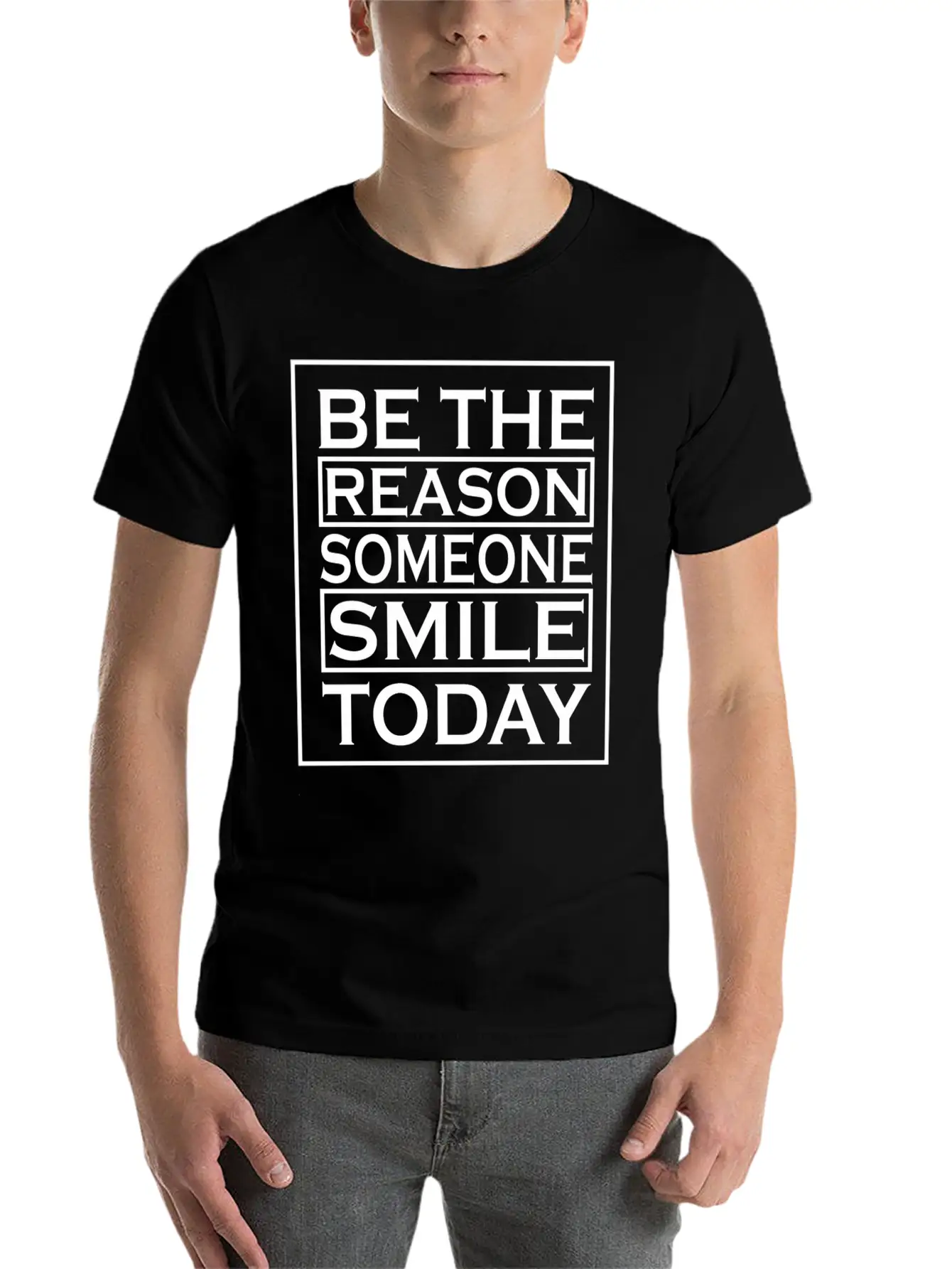 Smile Quote | Smile Related | Typography Breathable Graphic T-Shirt – Perfect For Casual Days