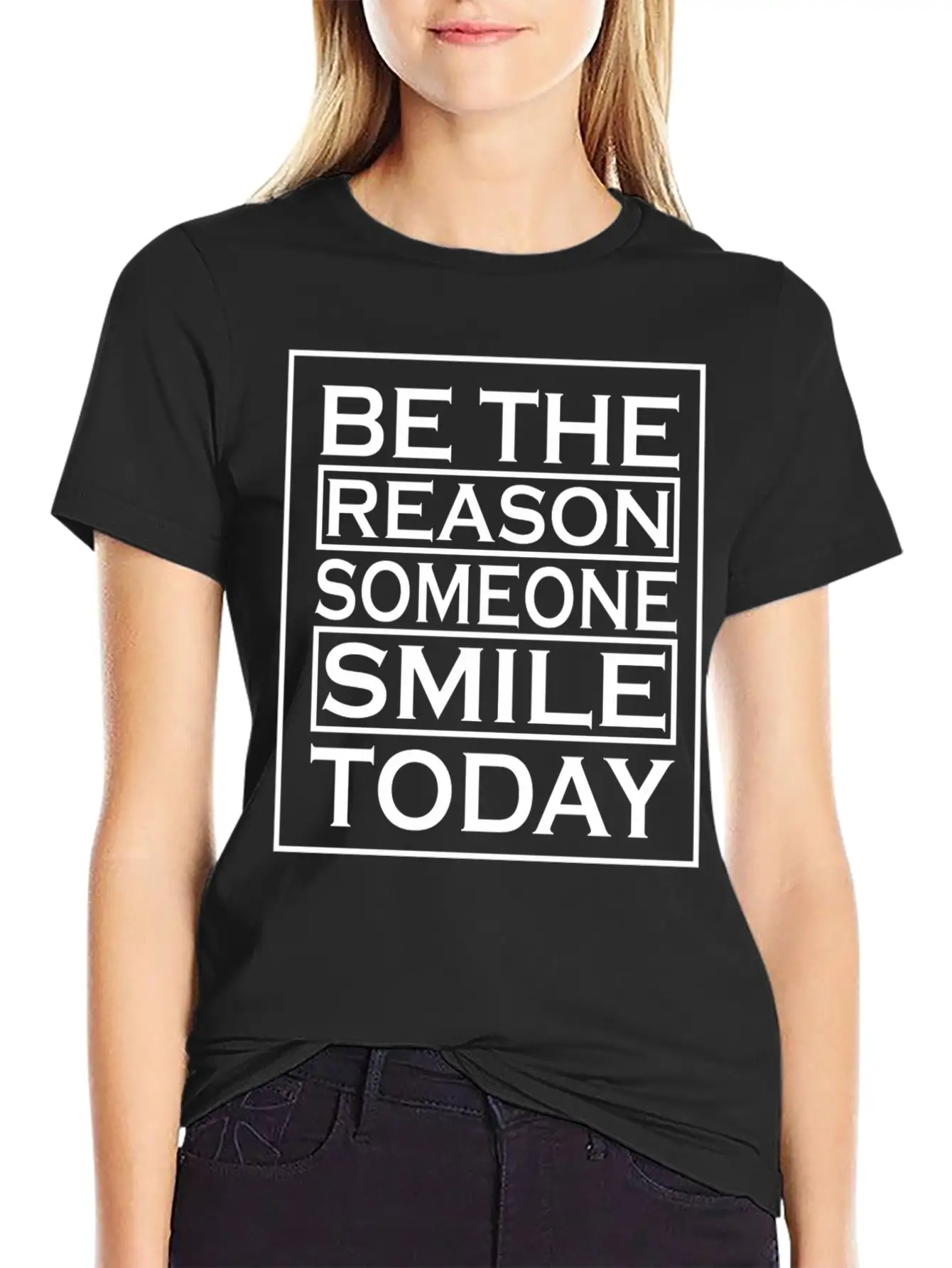 Smile Quote | Smile Related | Typography Breathable Graphic T-Shirt – Perfect For Casual Days