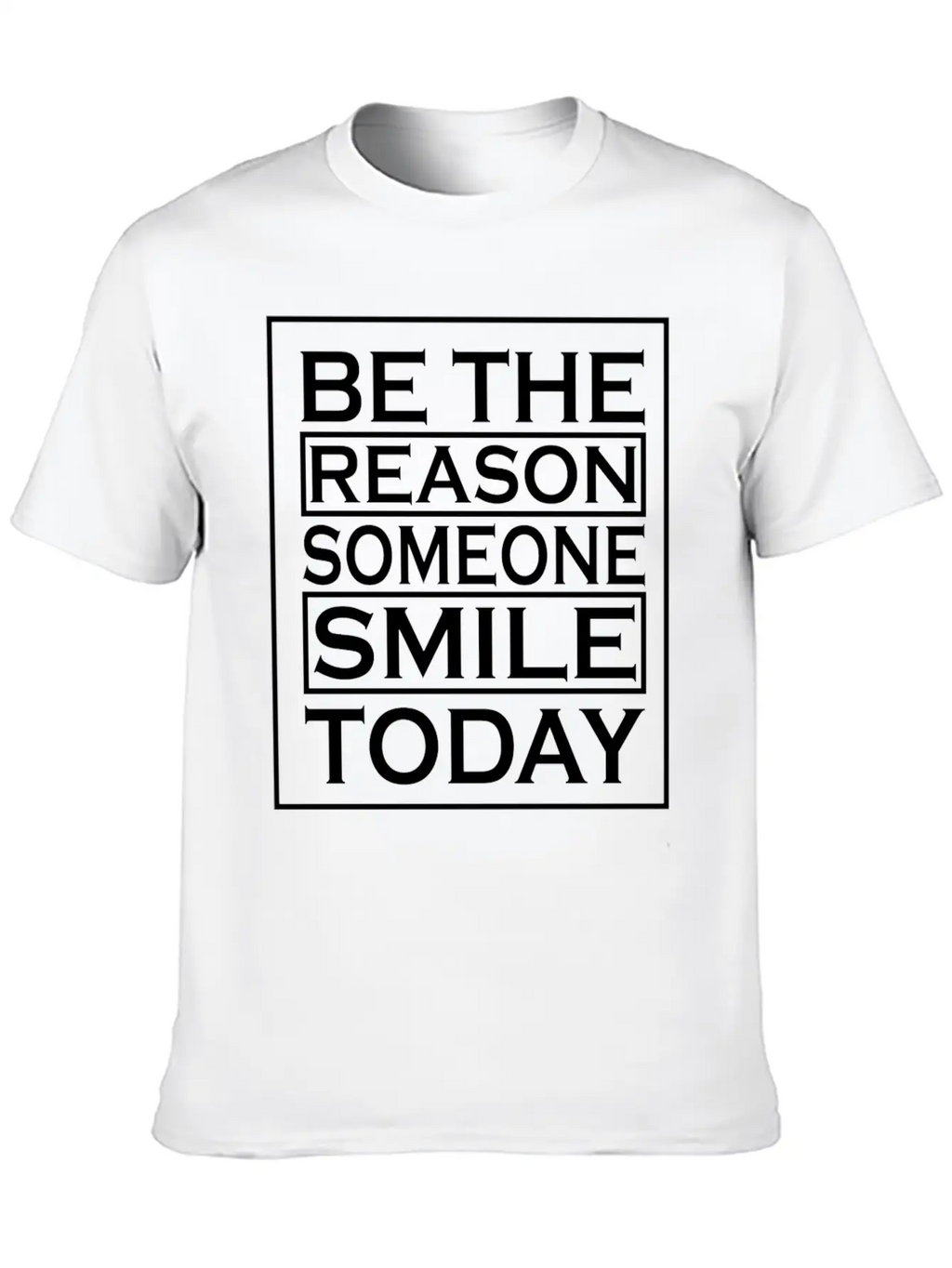 Smile Quote | Smile Related | Typography Breathable Graphic T-Shirt – Perfect For Casual Days
