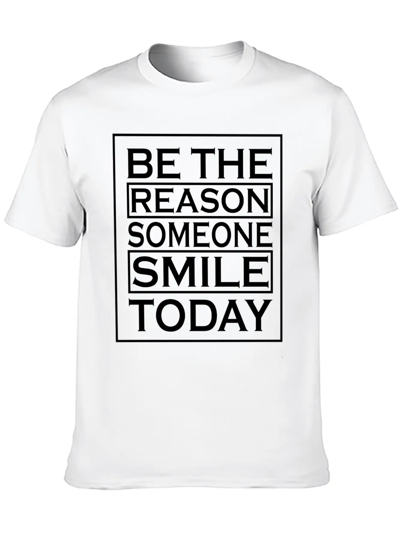 Smile Quote | Smile Related | Typography Breathable Graphic T-Shirt – Perfect For Casual Days