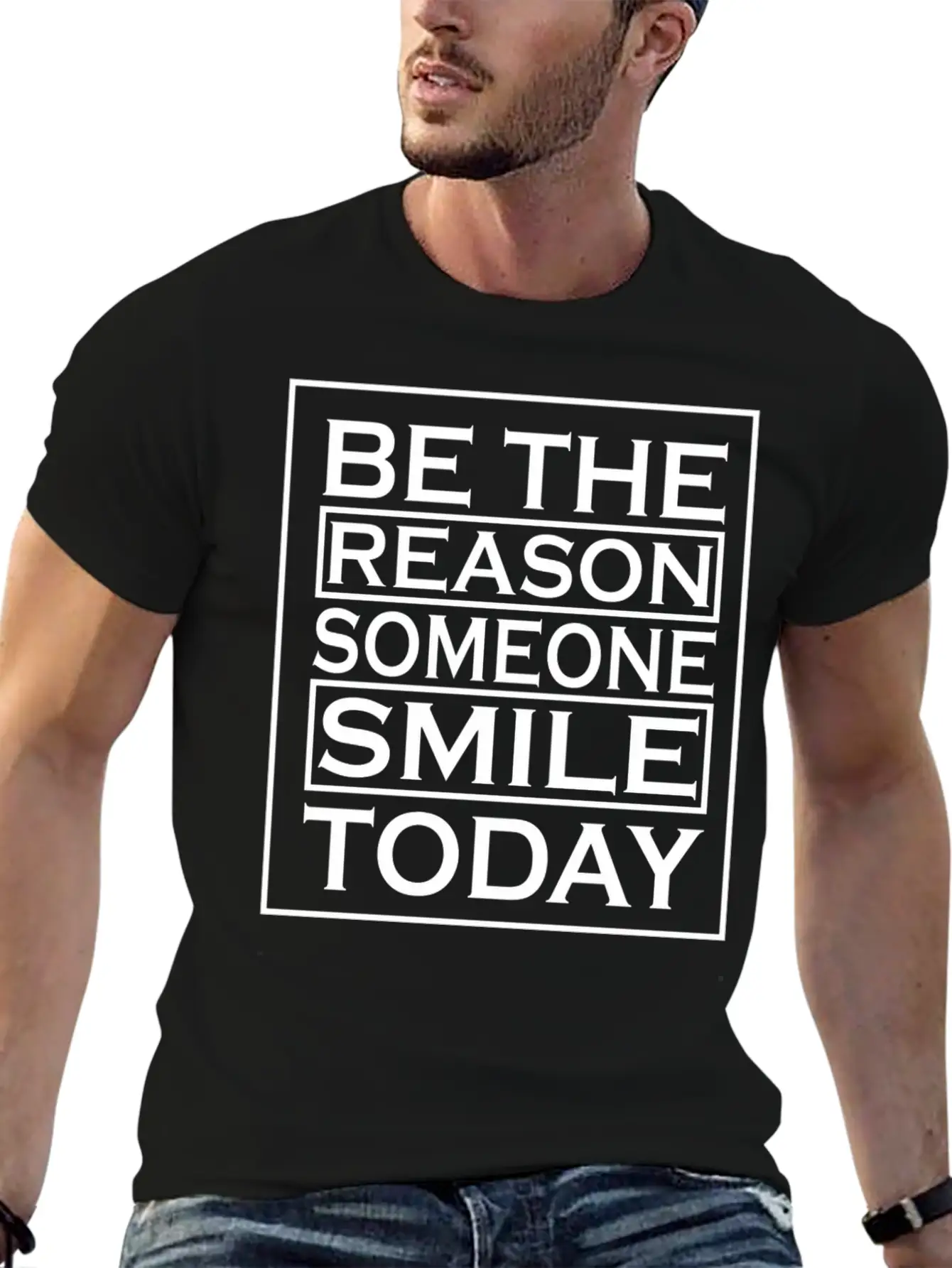 Smile Quote | Smile Related | Typography Breathable Graphic T-Shirt – Perfect For Casual Days