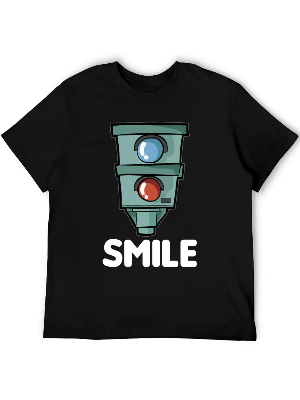 SMILE Speed Camera Speeding Speed Merchant Relaxed Everyday Tee – Lightweight And Durable Cotton