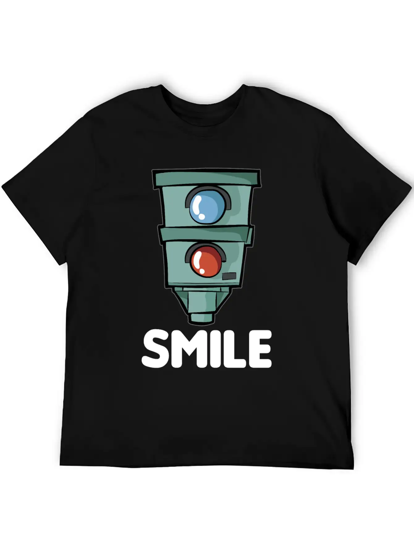 SMILE Speed Camera Speeding Speed Merchant Relaxed Everyday Tee – Lightweight And Durable Cotton