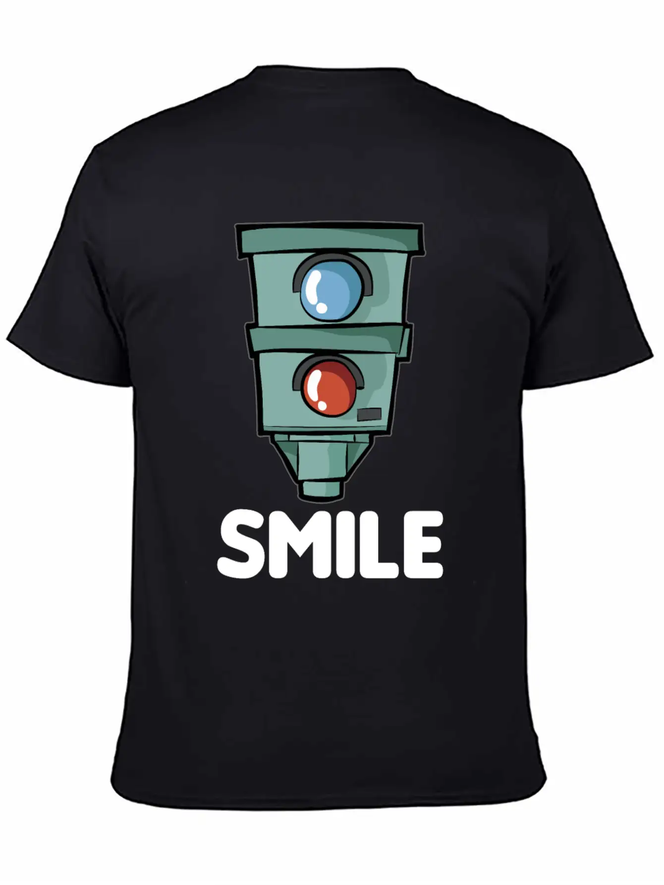 SMILE Speed Camera Speeding Speed Merchant Relaxed Everyday Tee – Lightweight And Durable Cotton