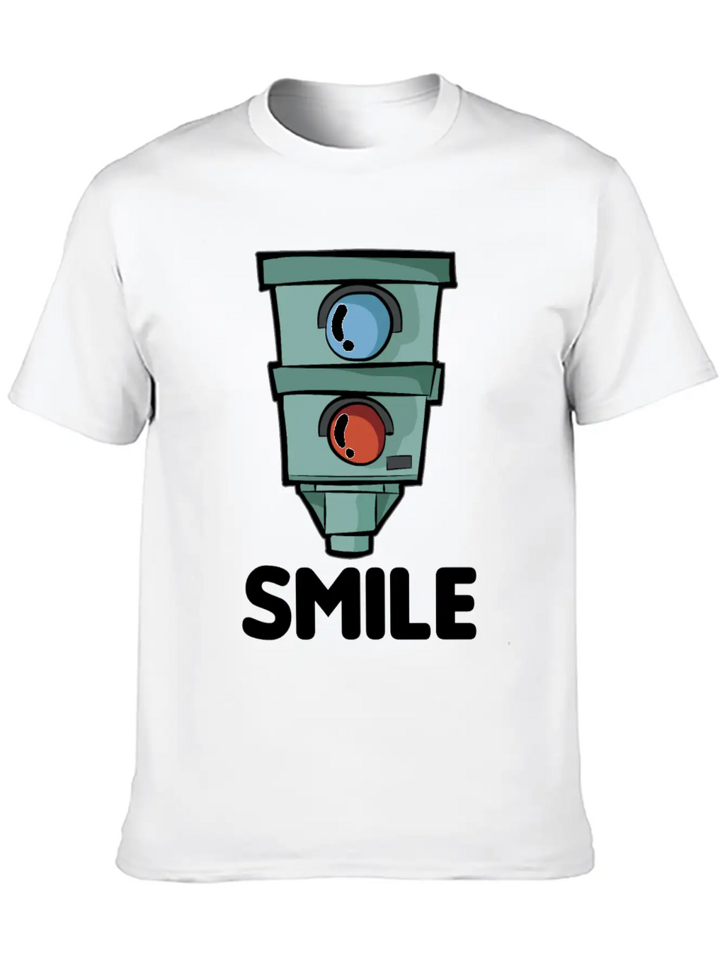 SMILE Speed Camera Speeding Speed Merchant Relaxed Everyday Tee – Lightweight And Durable Cotton
