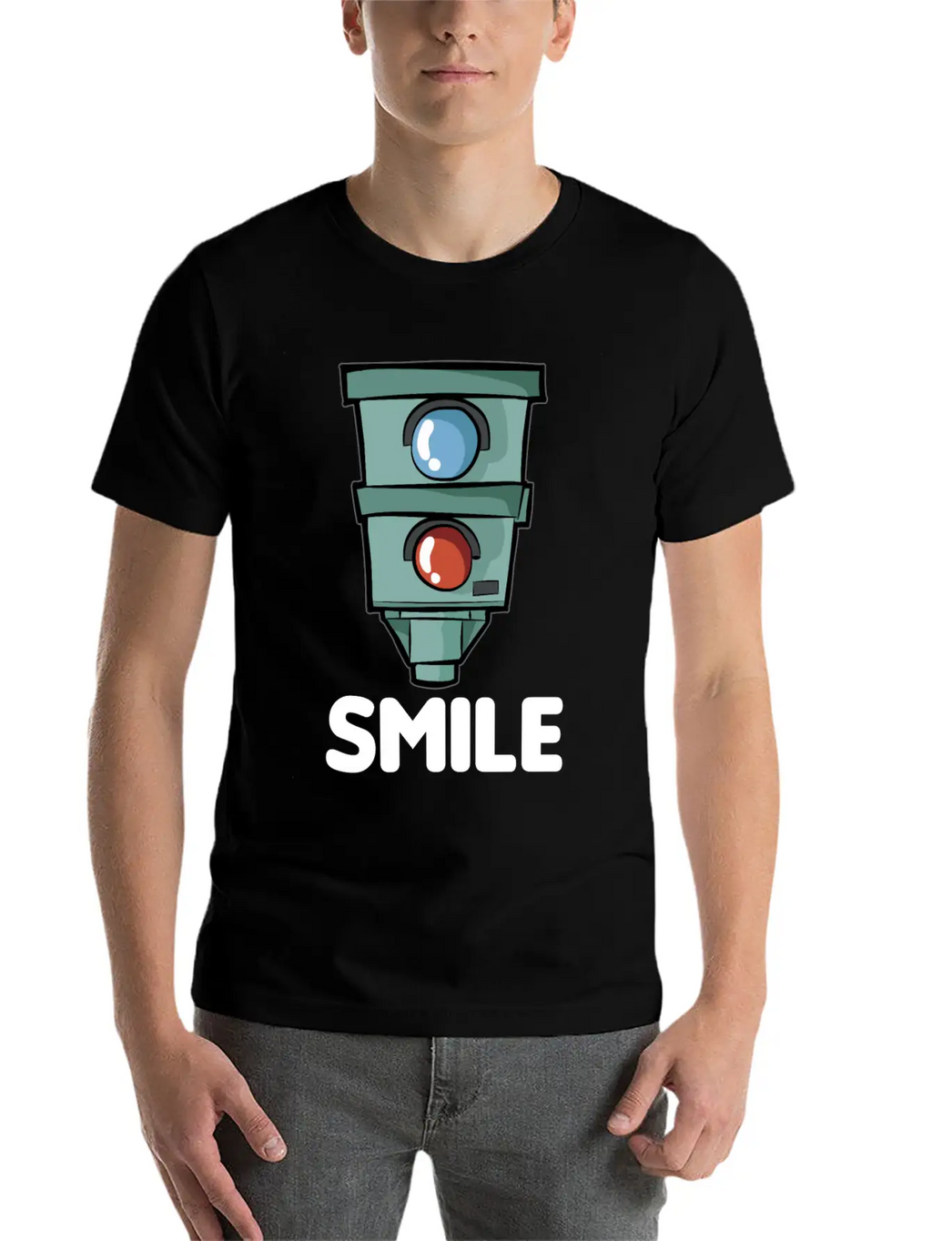 SMILE Speed Camera Speeding Speed Merchant Relaxed Everyday Tee – Lightweight And Durable Cotton