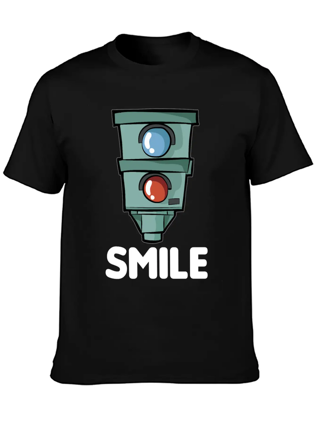 SMILE Speed Camera Speeding Speed Merchant Relaxed Everyday Tee – Lightweight And Durable Cotton