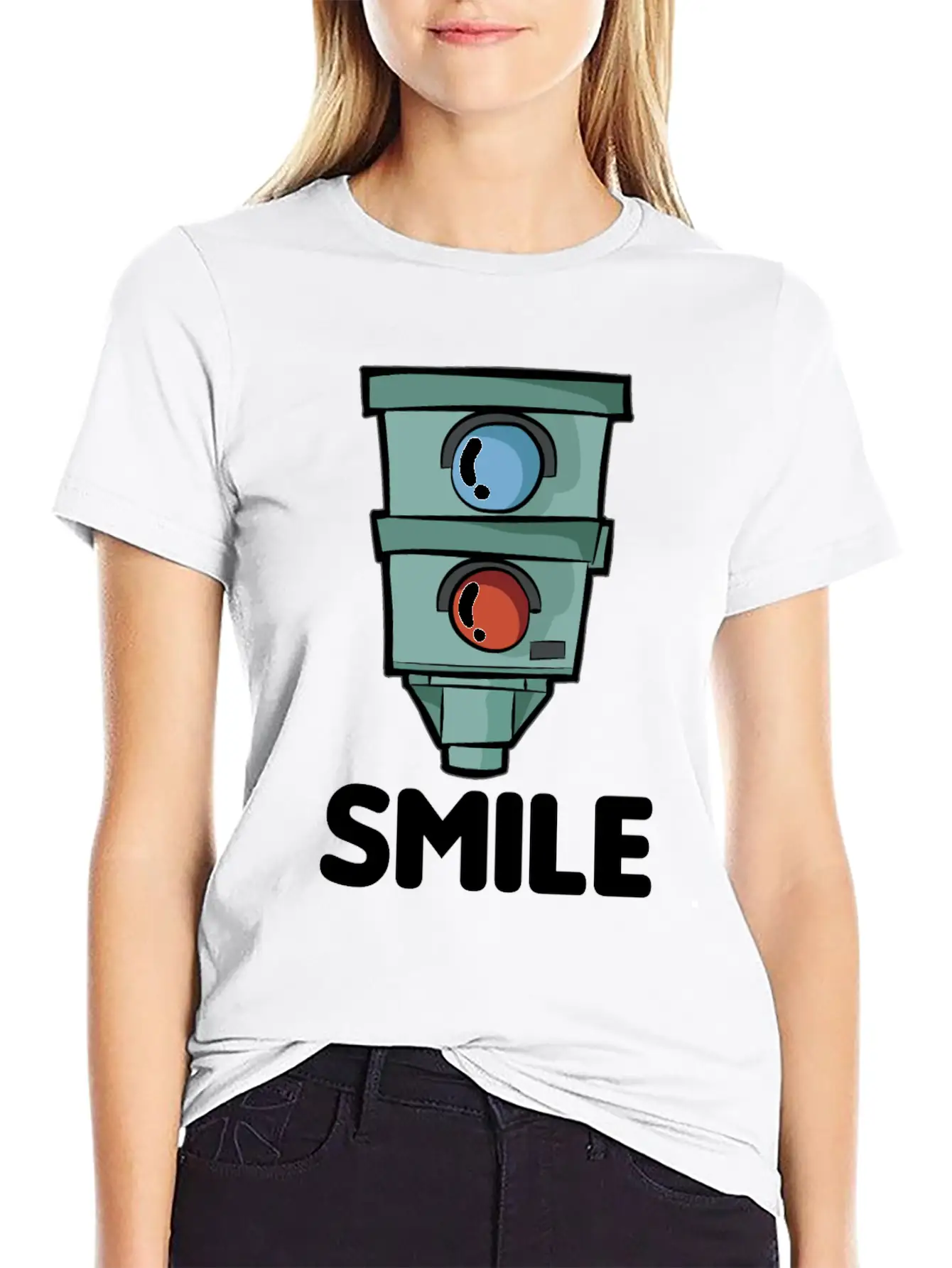 SMILE Speed Camera Speeding Speed Merchant Relaxed Everyday Tee – Lightweight And Durable Cotton