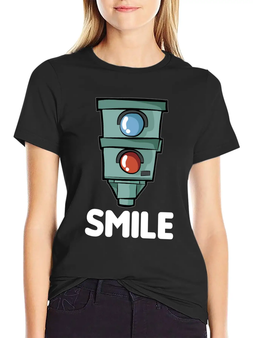 SMILE Speed Camera Speeding Speed Merchant Relaxed Everyday Tee – Lightweight And Durable Cotton