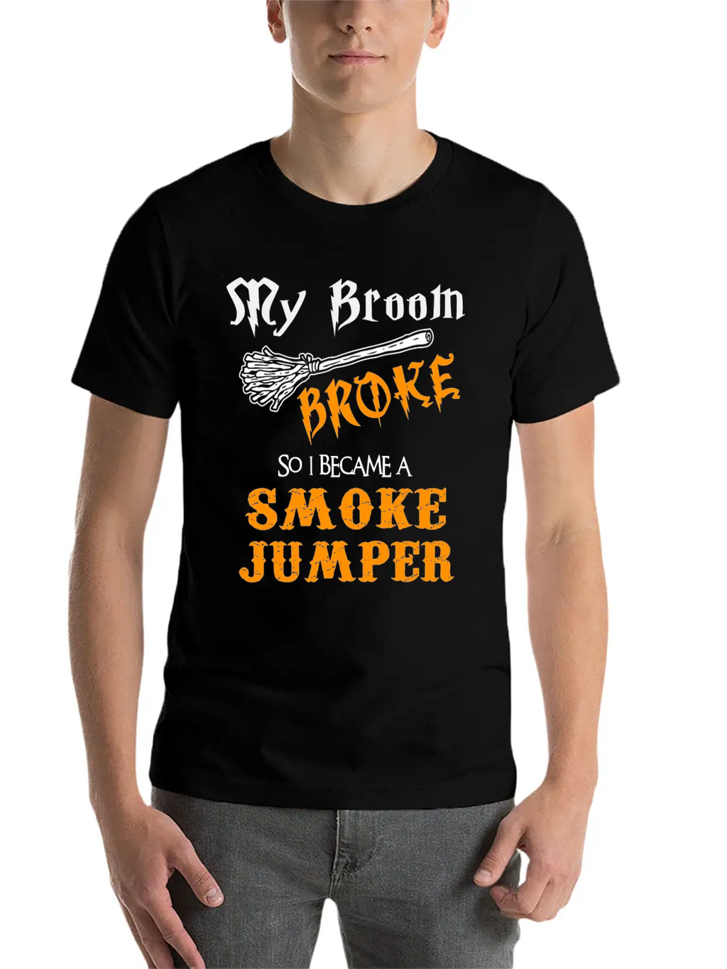 Smoke Jumper Breathable Graphic T-Shirt – Perfect For Casual Days