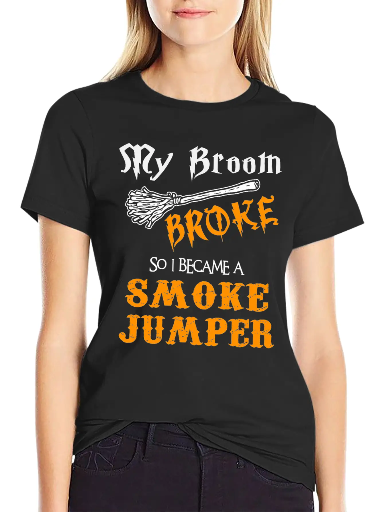 Smoke Jumper Breathable Graphic T-Shirt – Perfect For Casual Days