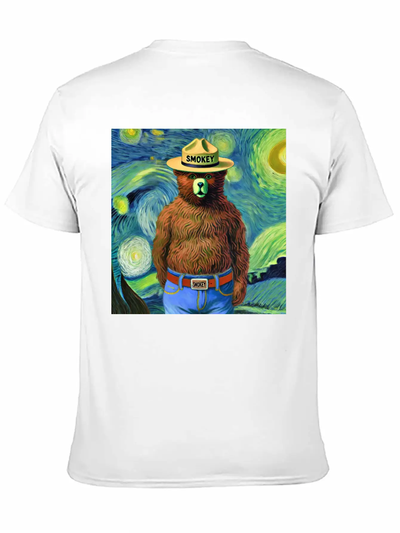 Smokey Bear Officially Licensed Breathable Soft Cotton T-Shirt – Timeless Casual Look