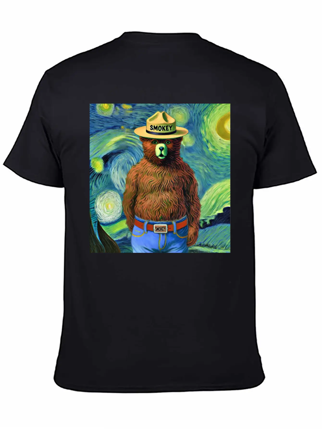 Smokey Bear Officially Licensed Breathable Soft Cotton T-Shirt – Timeless Casual Look