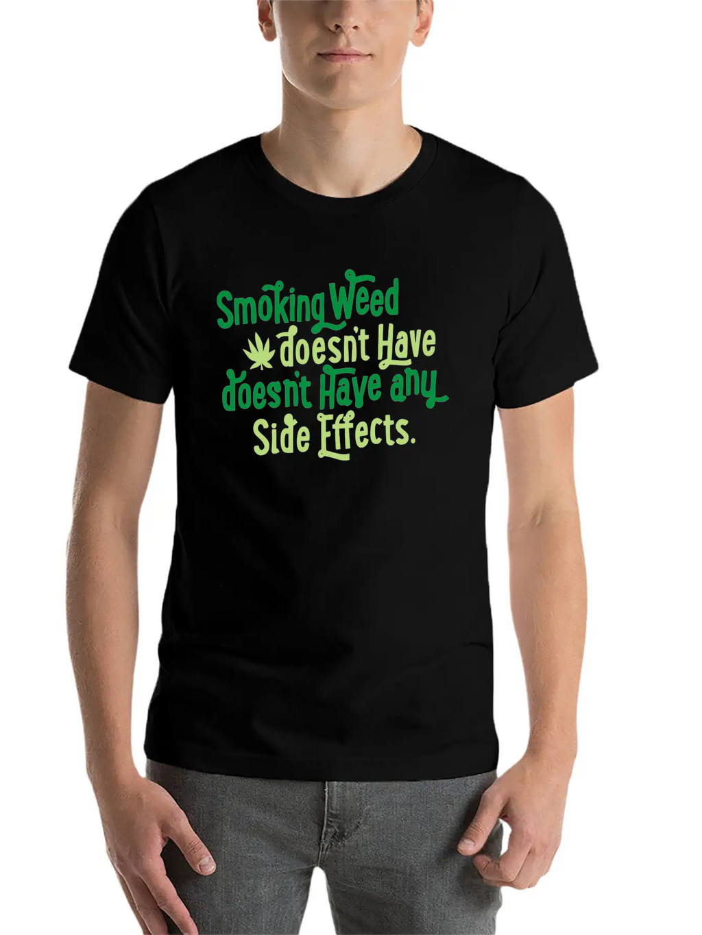 Smoking Weed Timeless Short Sleeve Tee – Comfy And Minimalist Design
