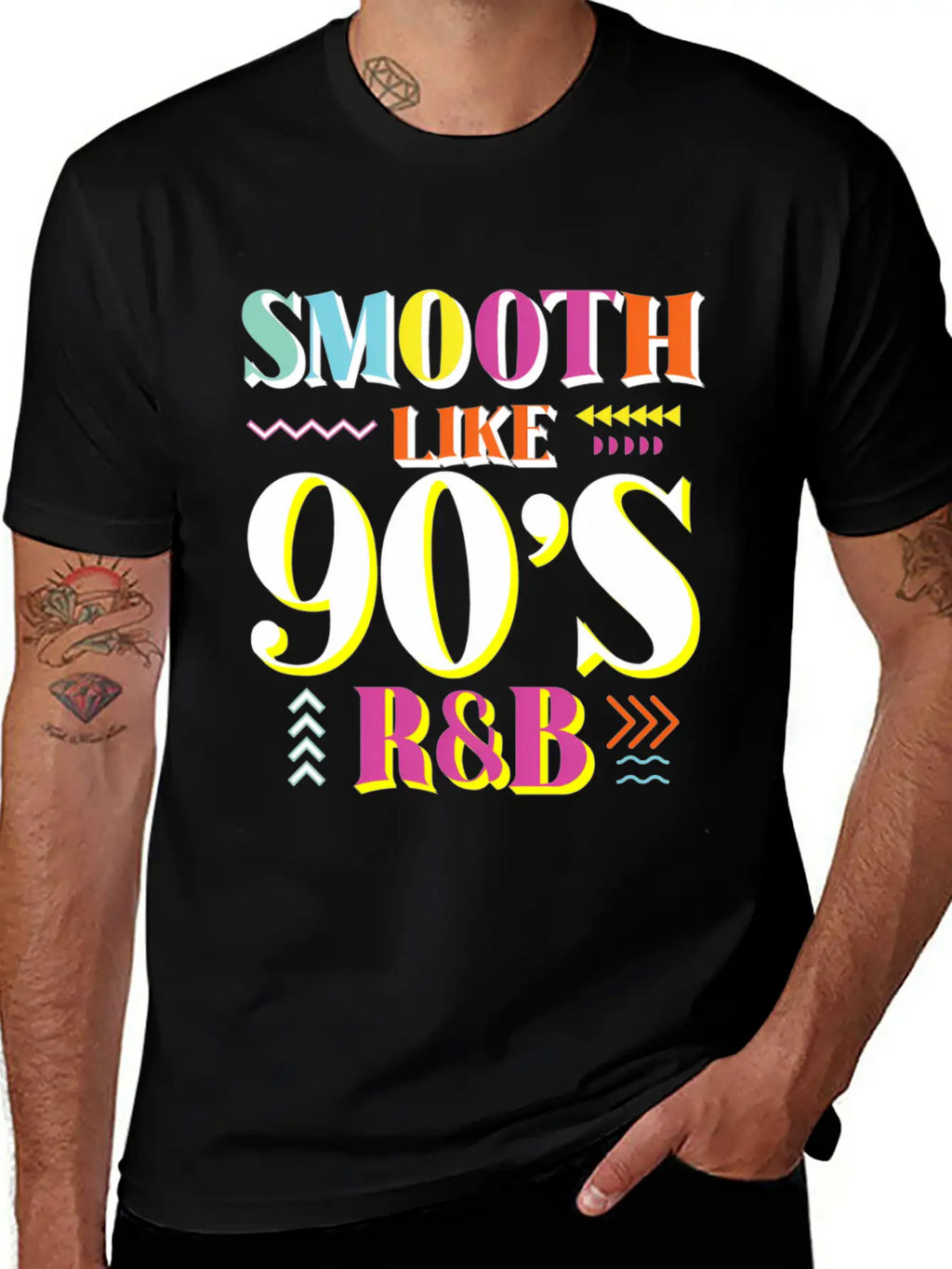 Smooth Like 90'S Rb 1990'S 90S I Heart The Breathable Soft Cotton T-Shirt – Timeless Casual Look