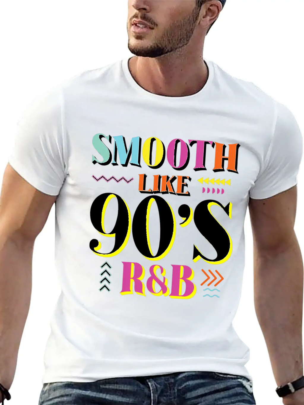 Smooth Like 90'S Rb 1990'S 90S I Heart The Breathable Soft Cotton T-Shirt – Timeless Casual Look