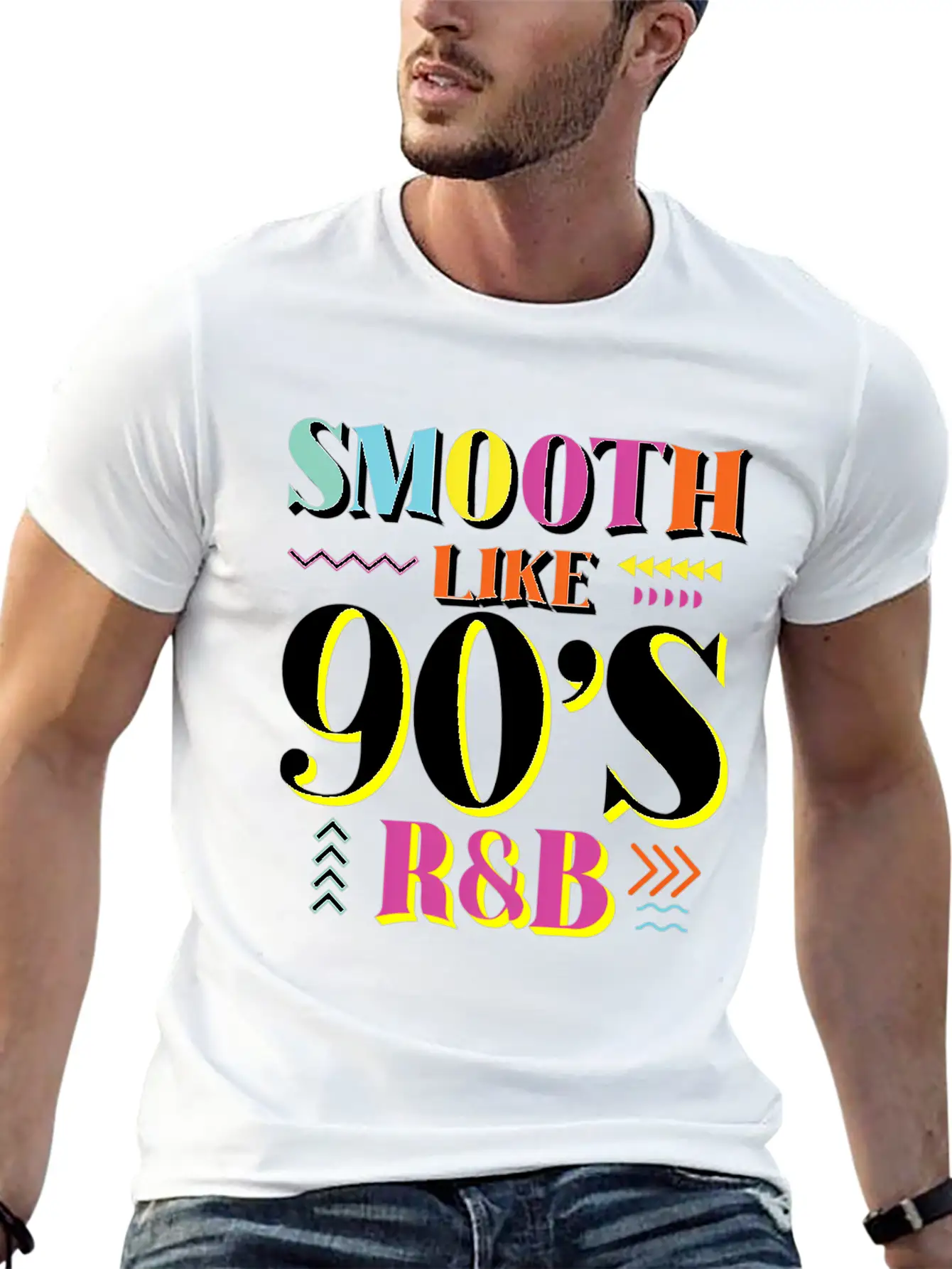 Smooth Like 90'S Rb 1990'S 90S I Heart The Breathable Soft Cotton T-Shirt – Timeless Casual Look