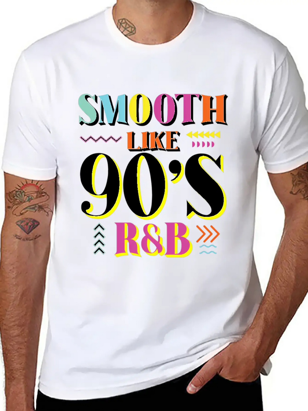 Smooth Like 90'S Rb 1990'S 90S I Heart The Breathable Soft Cotton T-Shirt – Timeless Casual Look