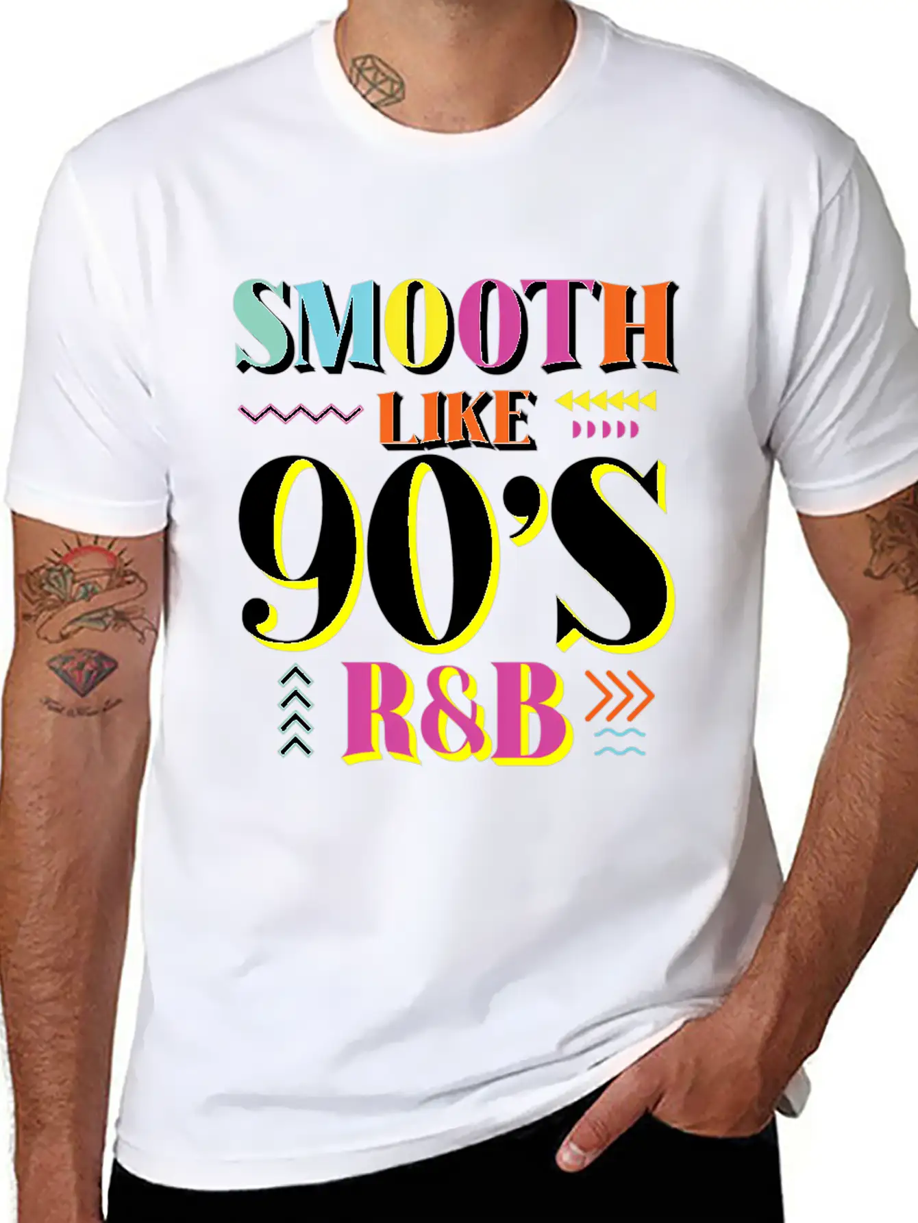 Smooth Like 90'S Rb 1990'S 90S I Heart The Breathable Soft Cotton T-Shirt – Timeless Casual Look