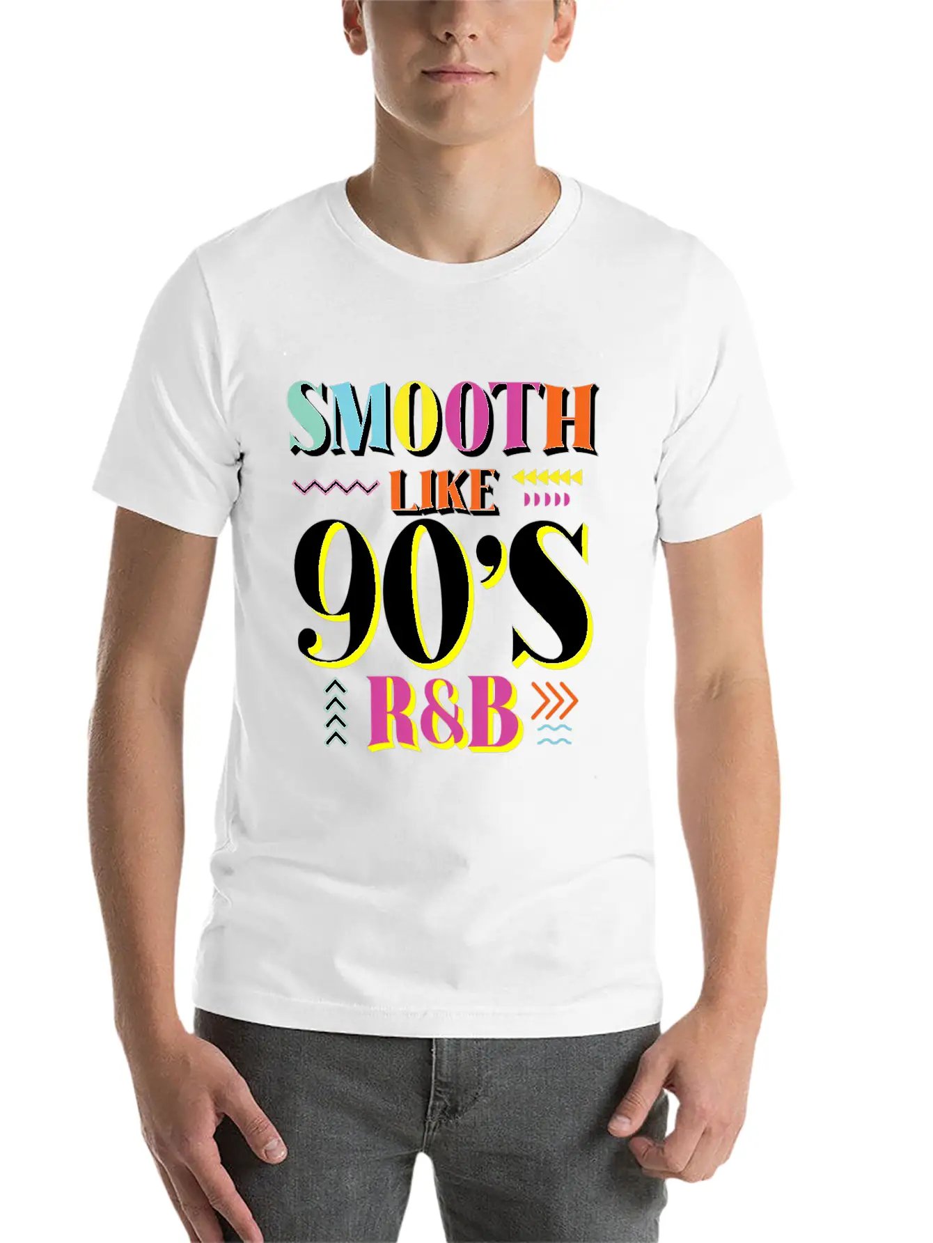 Smooth Like 90'S Rb 1990'S 90S I Heart The Breathable Soft Cotton T-Shirt – Timeless Casual Look