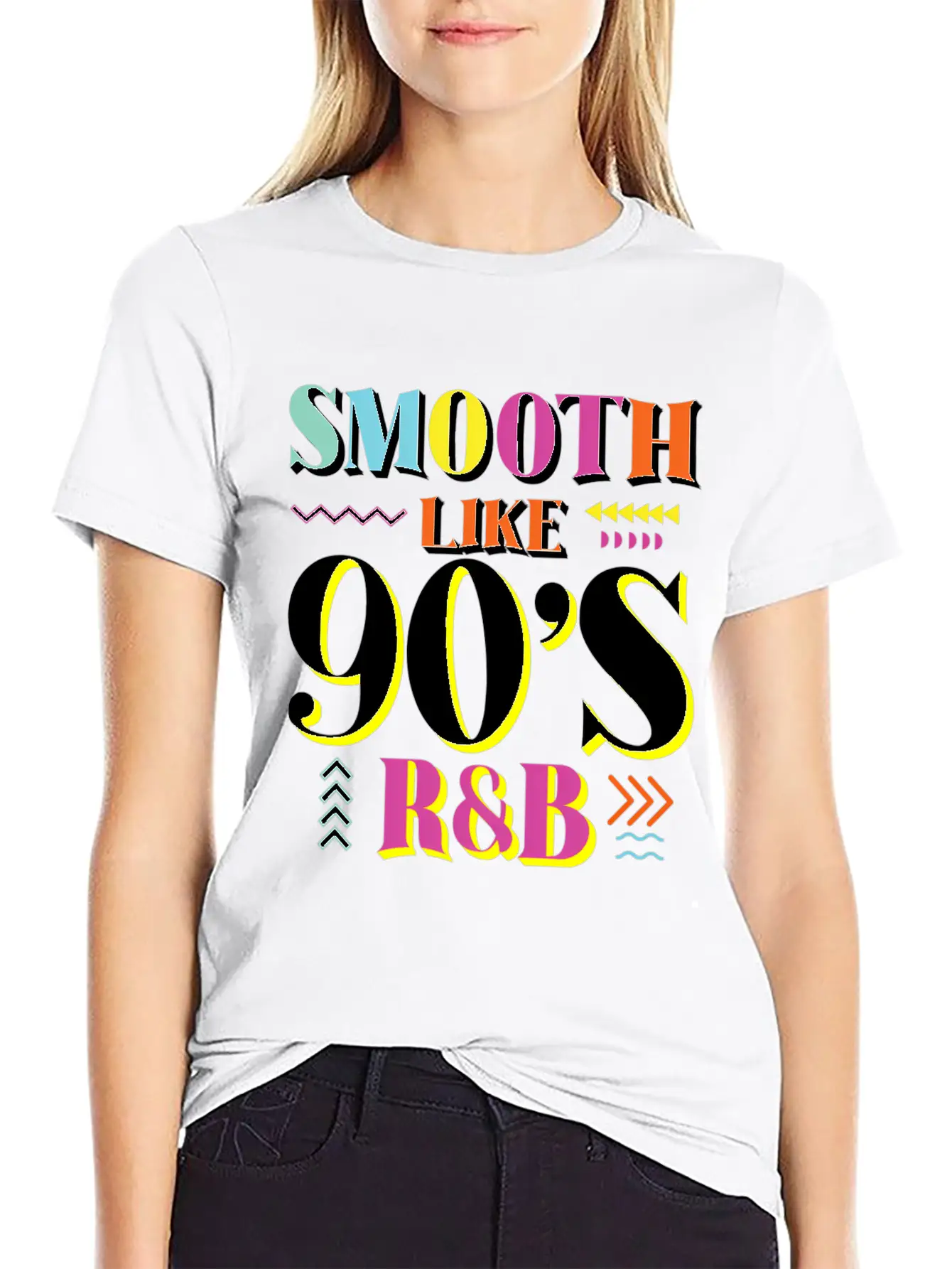 Smooth Like 90'S Rb 1990'S 90S I Heart The Breathable Soft Cotton T-Shirt – Timeless Casual Look