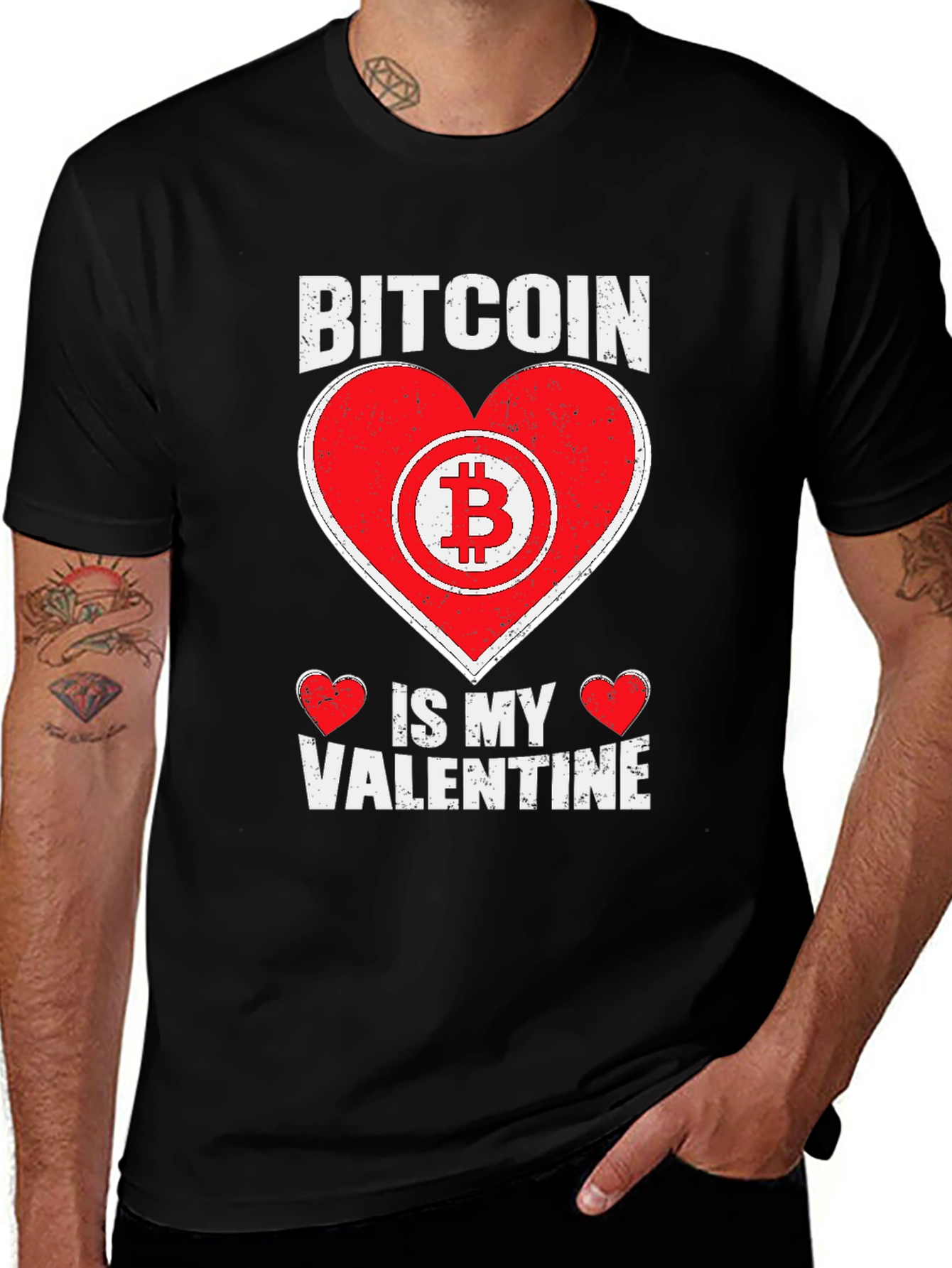 Bitcoin Valentines Day T-Shirt - Crypto Lover Gift