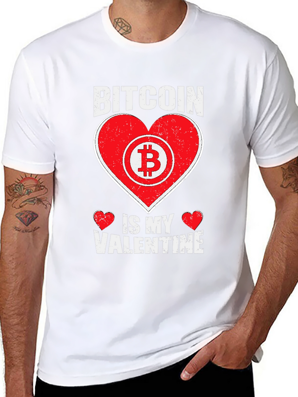 Bitcoin Valentines Day T-Shirt - Crypto Lover Gift