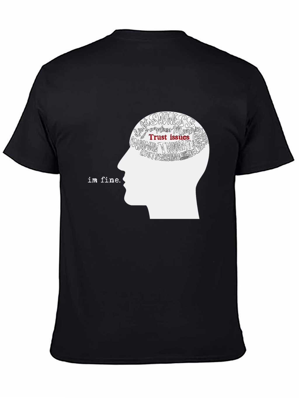 Im Fine Graphic Tee - Mental Health Awareness T-Shirt