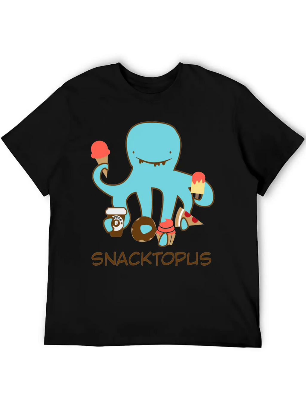 Snacktopus Breathable Graphic T-Shirt – Perfect For Casual Days