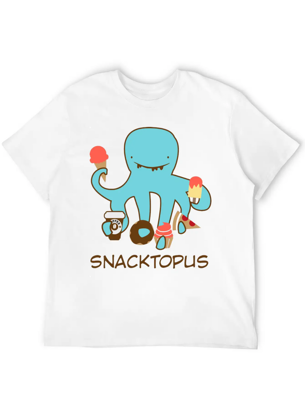 Snacktopus Breathable Graphic T-Shirt – Perfect For Casual Days