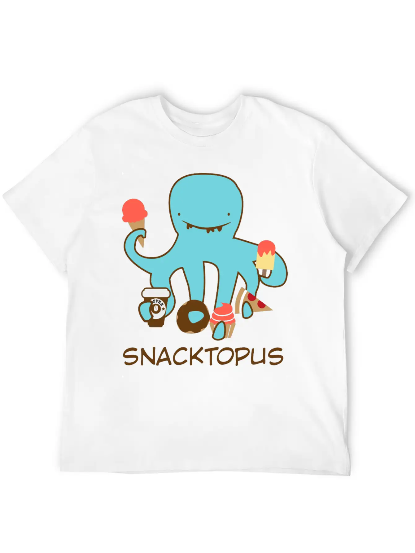 Snacktopus Breathable Graphic T-Shirt – Perfect For Casual Days