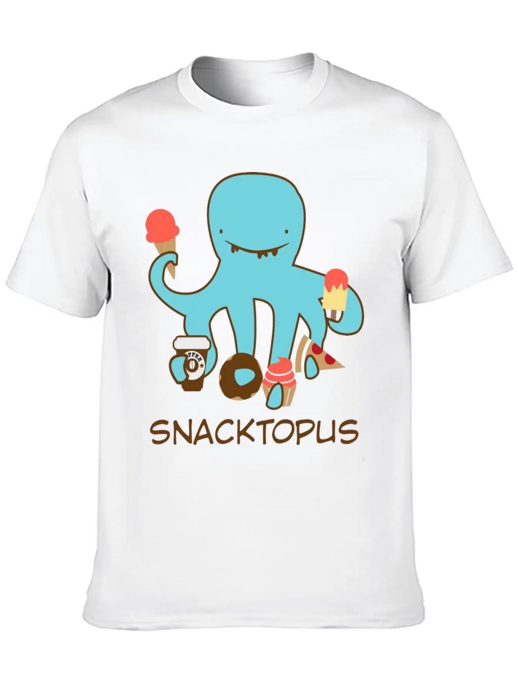 Snacktopus Breathable Graphic T-Shirt – Perfect For Casual Days