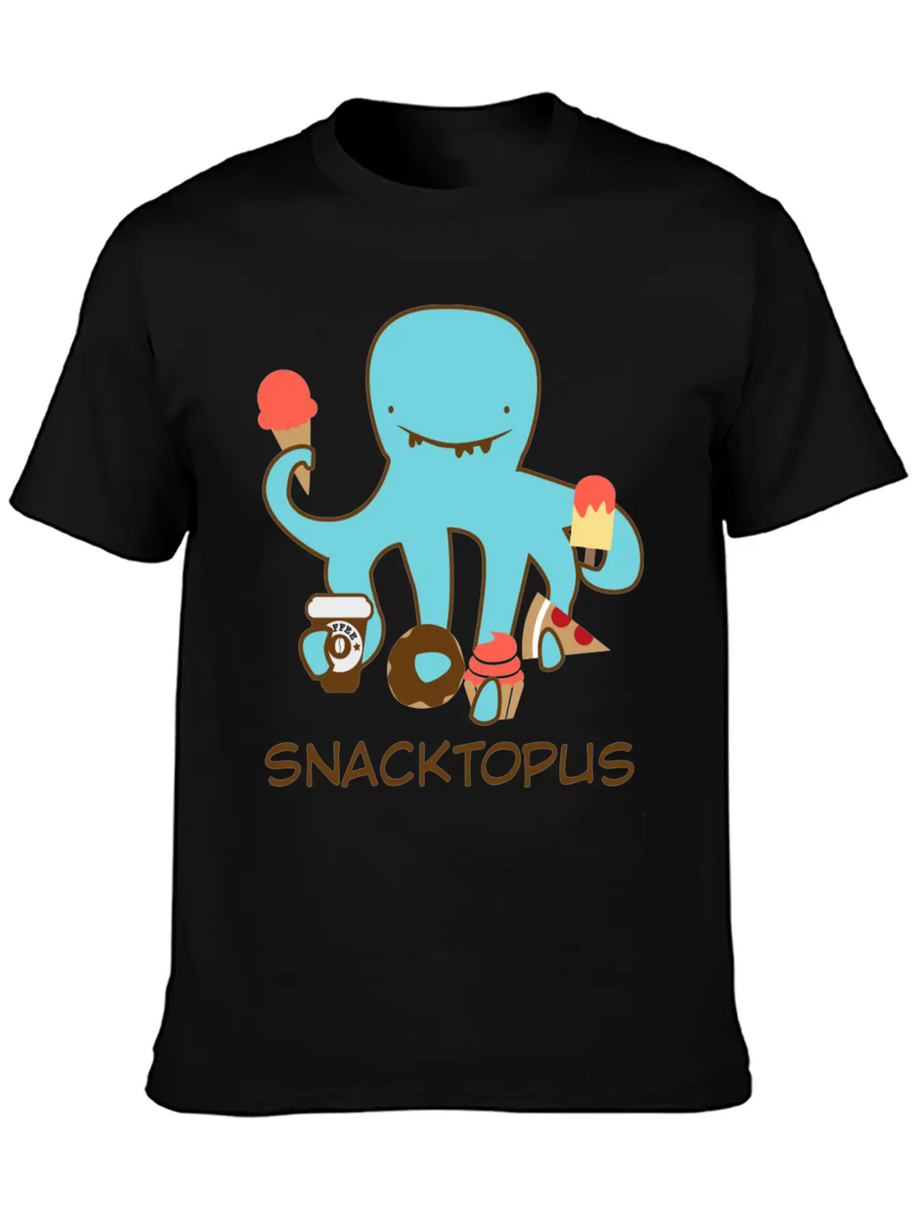 Snacktopus Breathable Graphic T-Shirt – Perfect For Casual Days