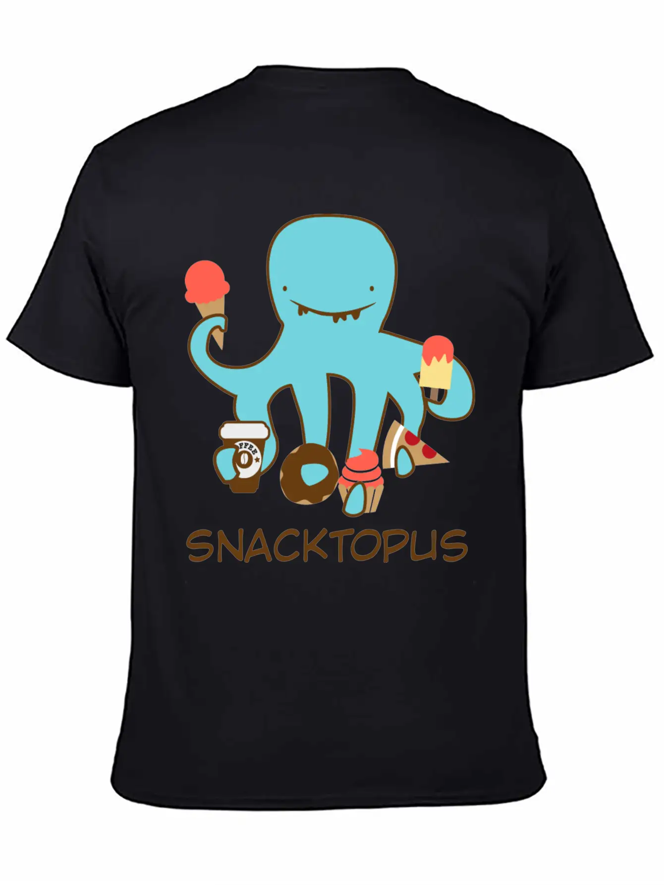 Snacktopus Breathable Graphic T-Shirt – Perfect For Casual Days
