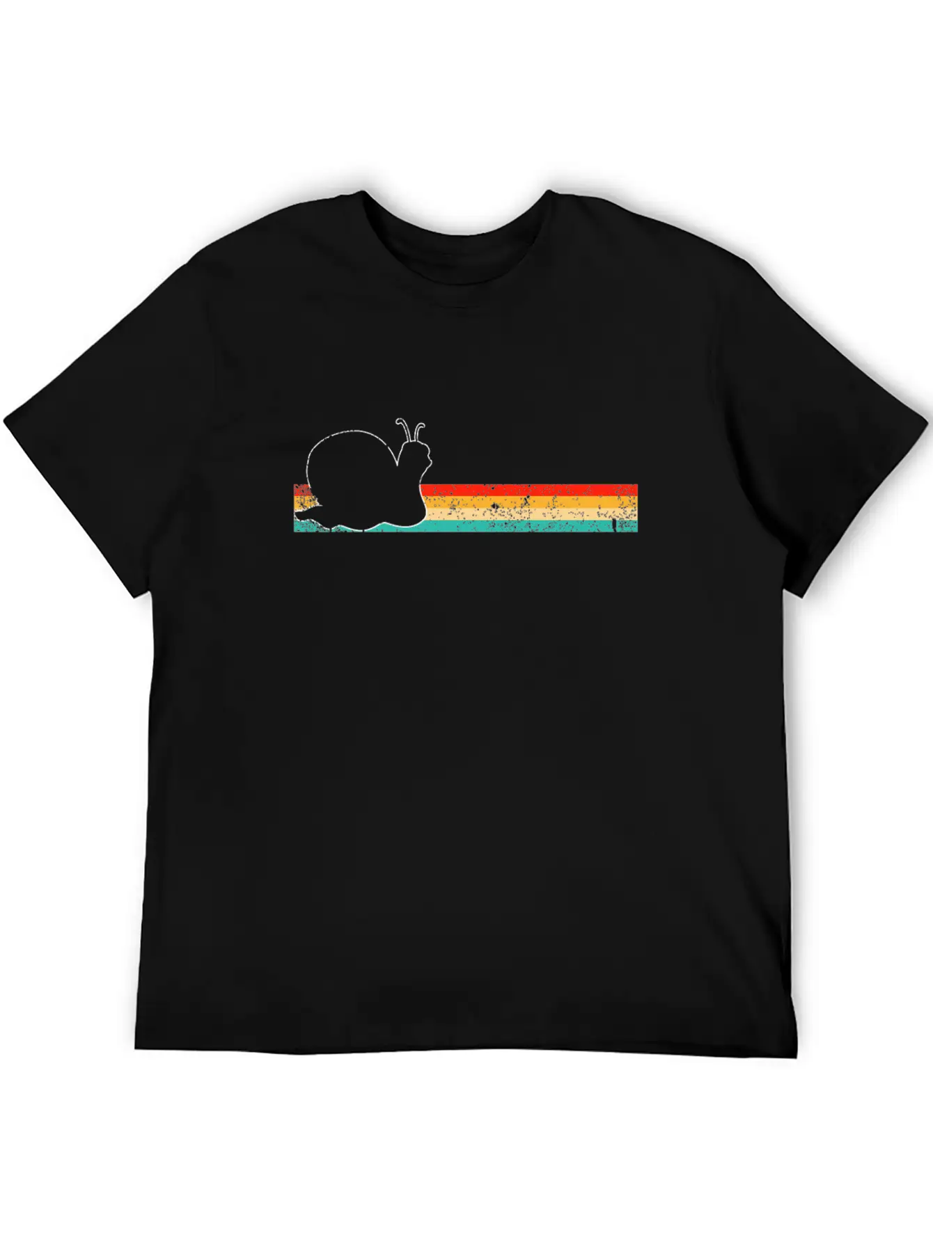 Snail Retro Modern Fit Casual T-Shirt – Clean And Versatile Design
